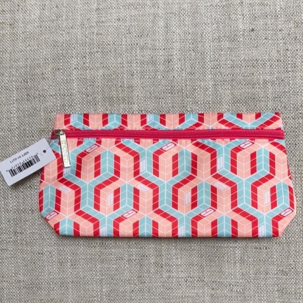New Pink and Blue Clinique Cosmetic Bag